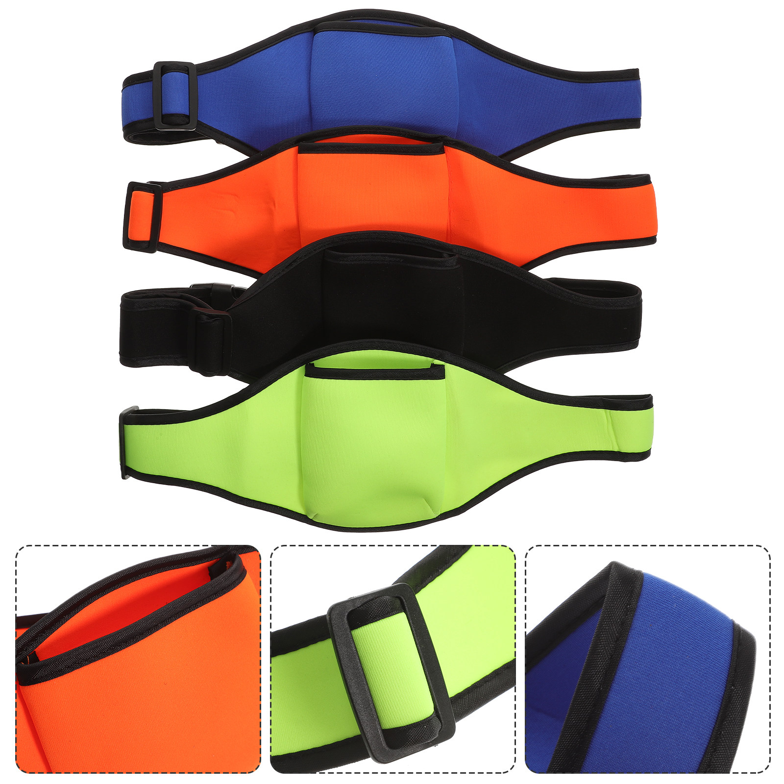 Yoga And Fitness Instructor - 4Pcs Comfortable Adjustable Mic Belt Pouches