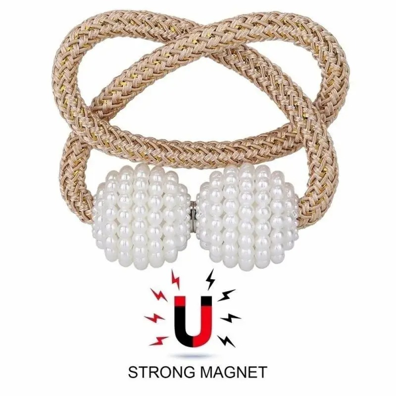 1/2PCS Pearl Magnetic Curtain  - Shoulder Massage Ball recension och pris