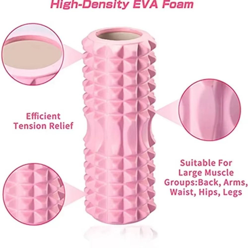 EVA Foam Fitness Back Roll Tri - Yoga Fitness Exercises recension och pris