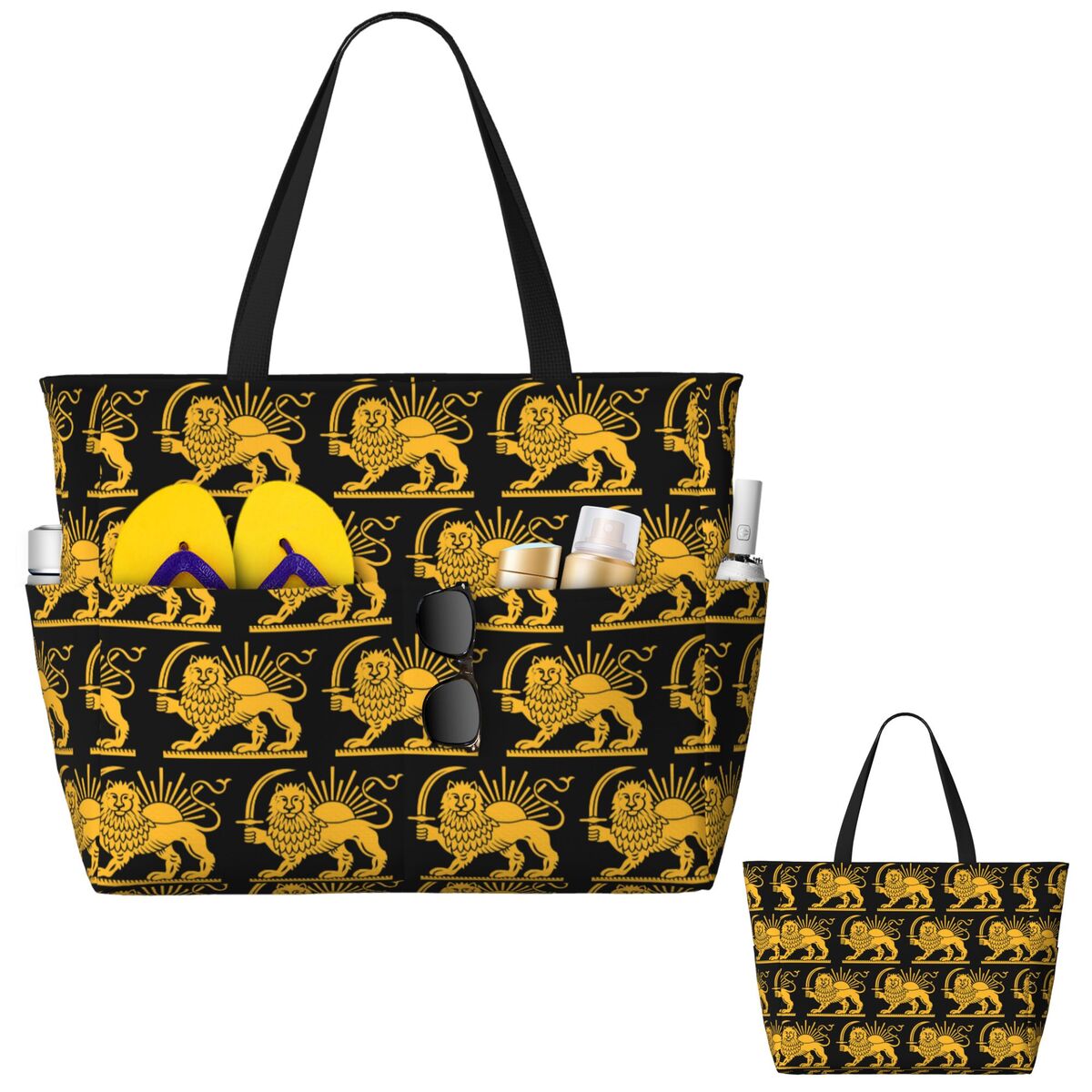 Flag Of Iran Iranian Beach Tot - Yoga Fitness Tote recension och pris