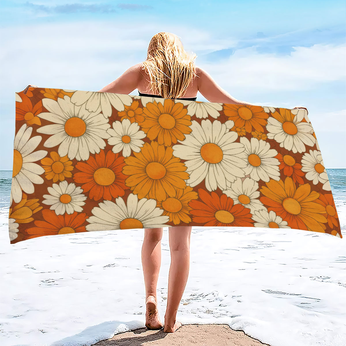 1PC retro orange and white dai - Yoga Fitness Machine recension och pris