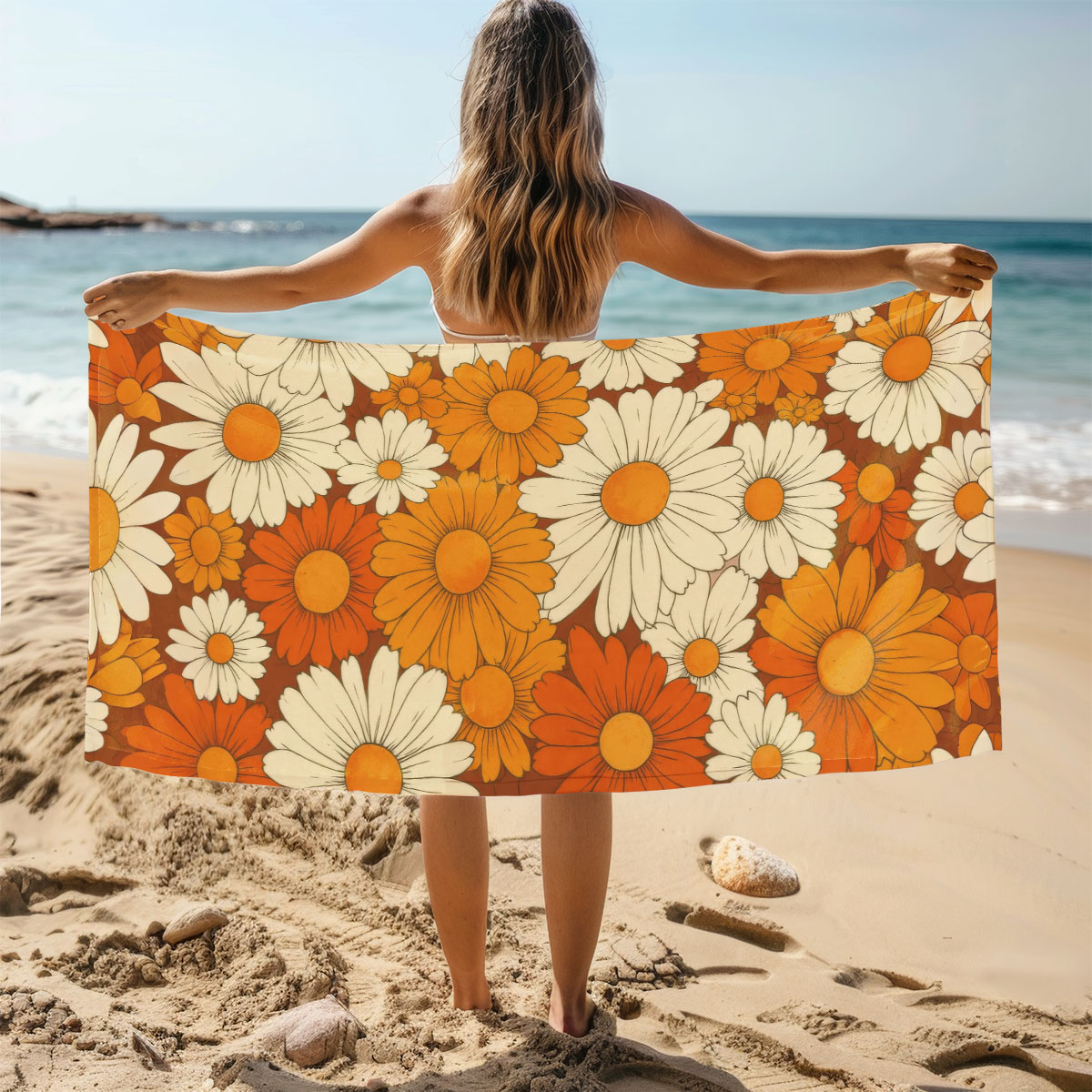 1PC retro orange and white dai - Yoga Fitness Machine recension och pris