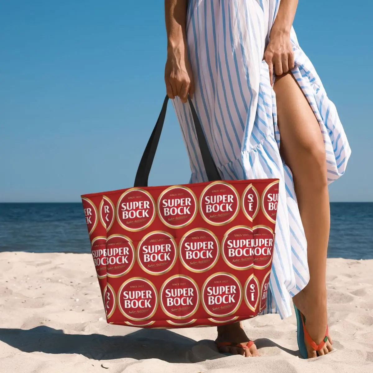 Super Bock Beach Tote Bag Spor - Yoga Fitness Tote recension och pris