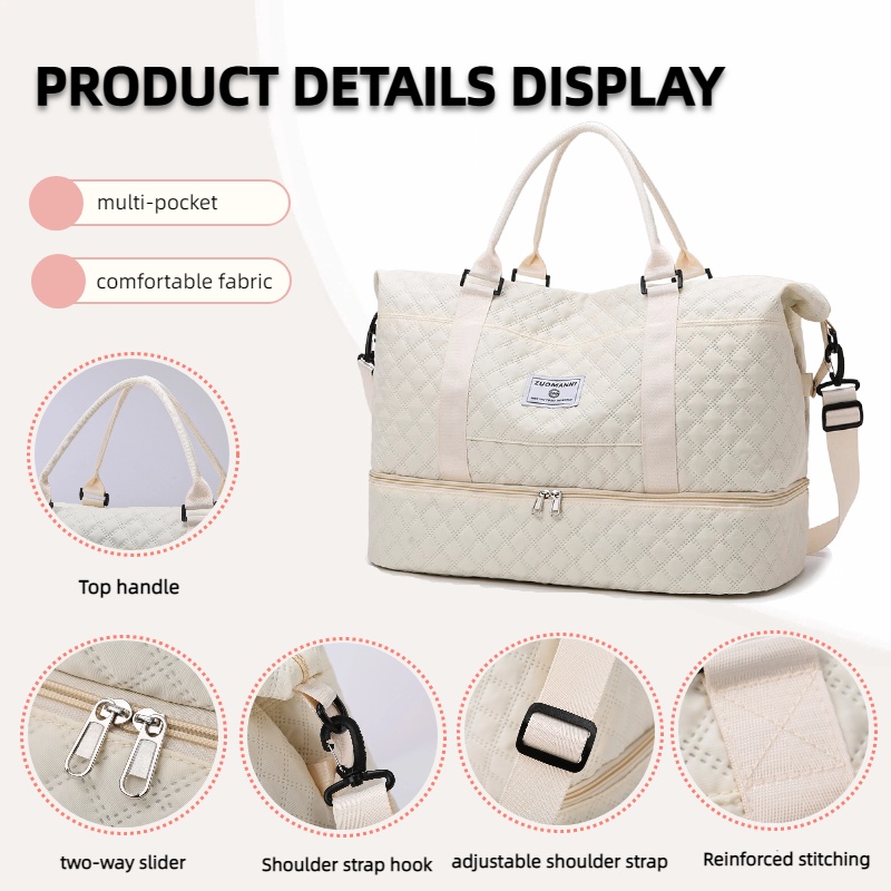 Large Capacity Travel Duffels  - Yoga Fitness Tote recension och pris