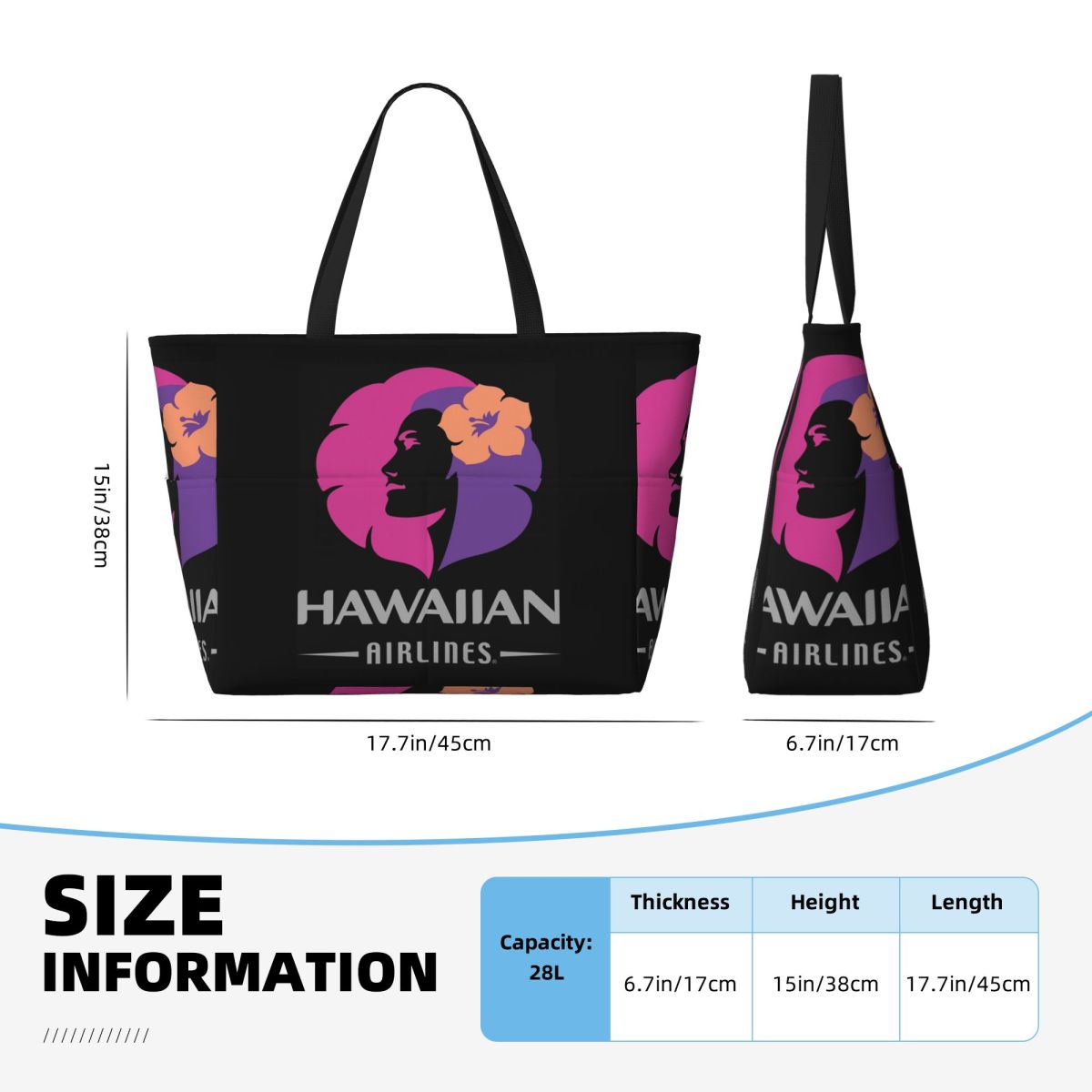 Hawaiian Airlines Herc Travel  - Yoga Fitness Tote recension och pris