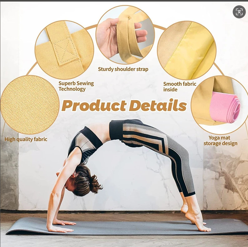 Multi‑Purpose Yoga Bag Yoga Ma - Yoga Fitness Tote recension och pris