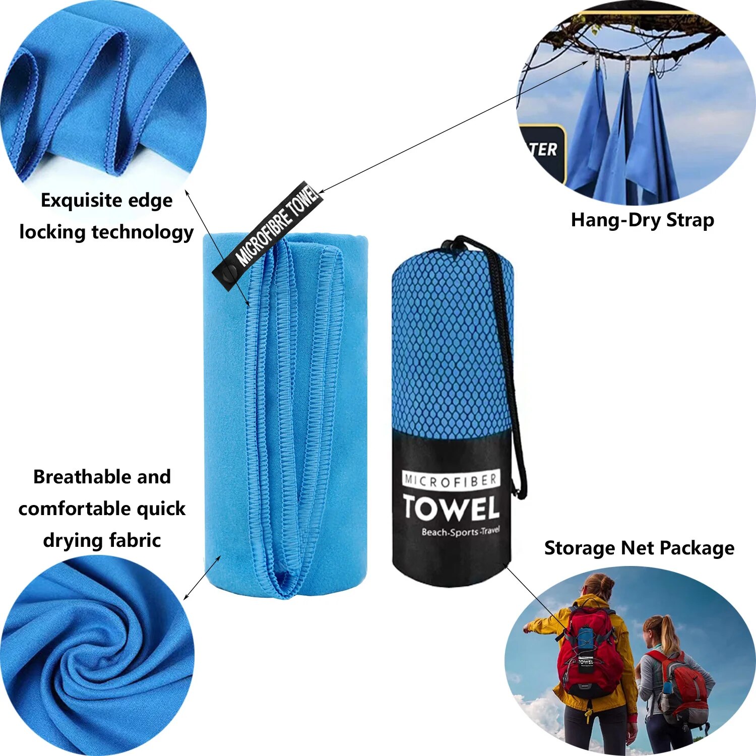 Quick-Dry Sports Towel 40X80/7 - Yoga Fitness Machine recension och pris
