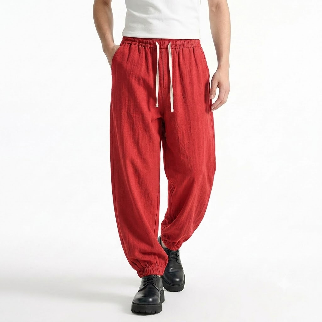 Mens Loose Drawstring Casual T - Yoga Fitness For Men recension och pris