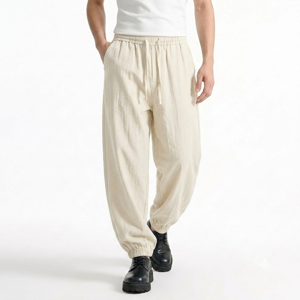 Mens Loose Drawstring Casual T - Yoga Fitness For Men recension och pris
