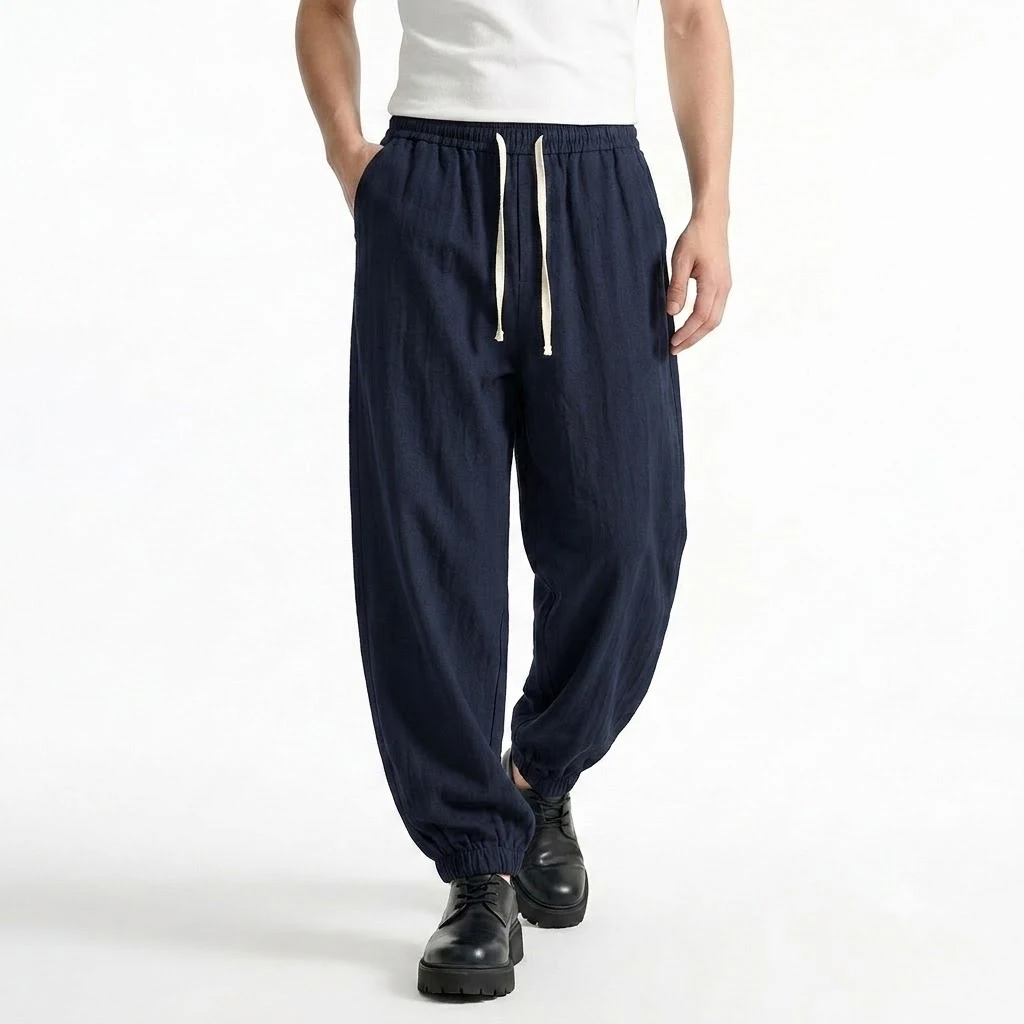 Mens Loose Drawstring Casual T - Yoga Fitness For Men recension och pris