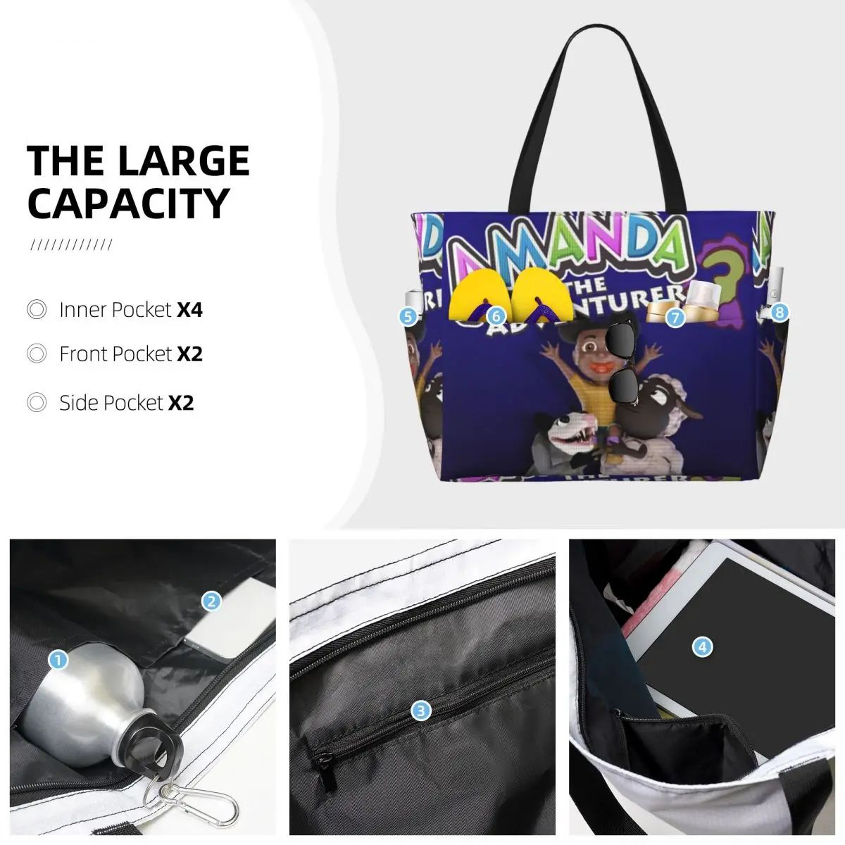 Amanda The Adventurer Beach To - Yoga Fitness Tote recension och pris