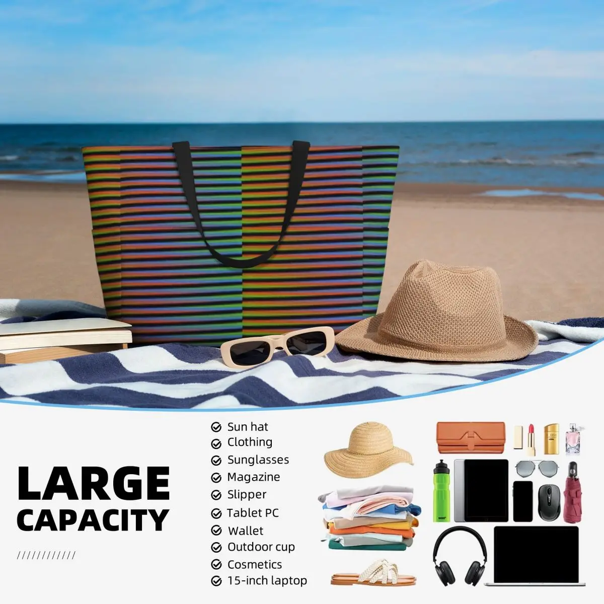 Carlos Cruz Diez Venezuela Bea - Yoga Fitness Tote recension och pris