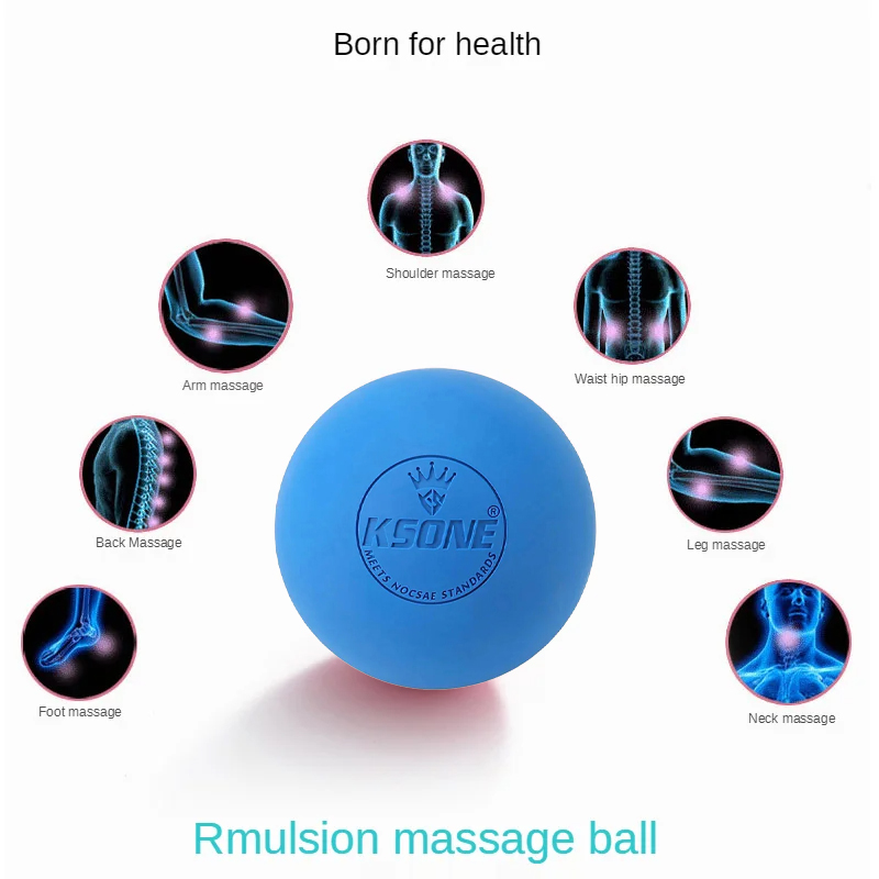 Rubber Fascia Massage Ball Yog - Shoulder Massage Ball recension och pris