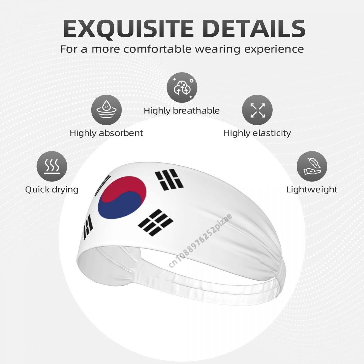 South Korea Flag Men Women Ban - Yoga Fitness For Men recension och pris
