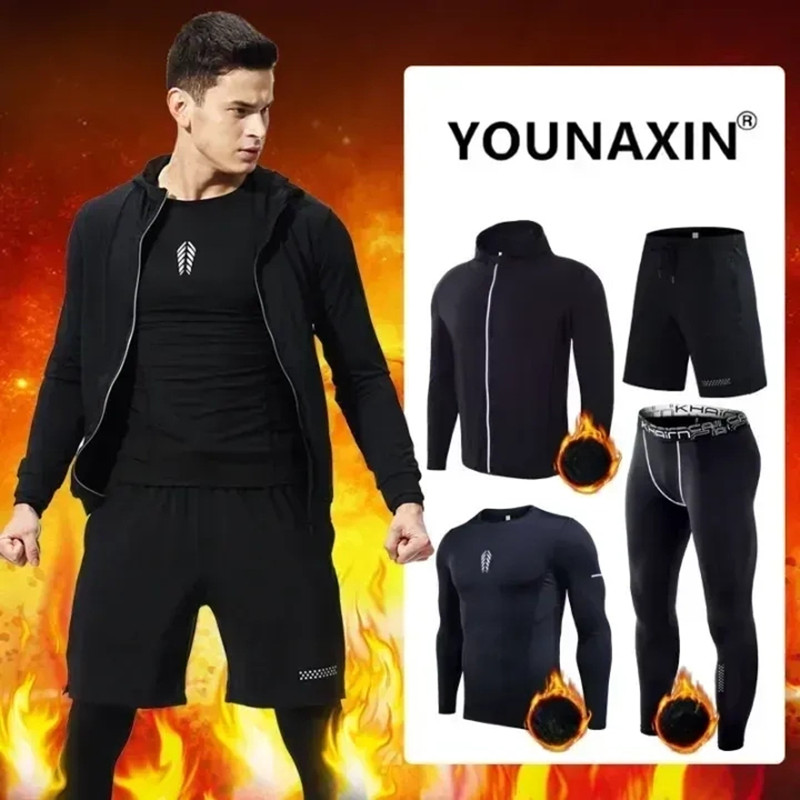 4-piece Men's Fitness Clothing - Yoga Fitness For Men recension och pris