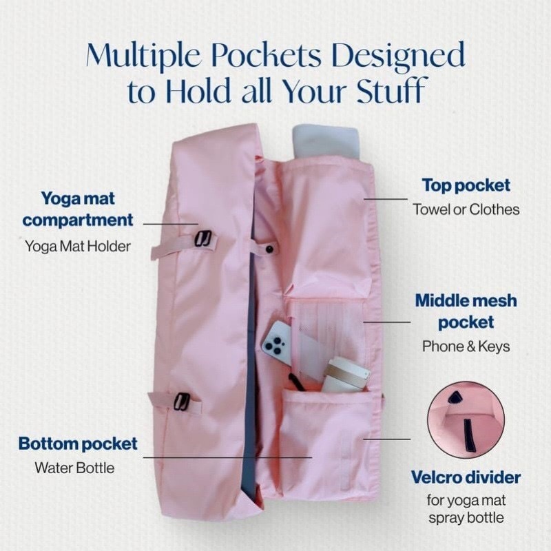 Yoga bag, yoga mat storage bac - Fitness Yoga & Kickfit recension och pris