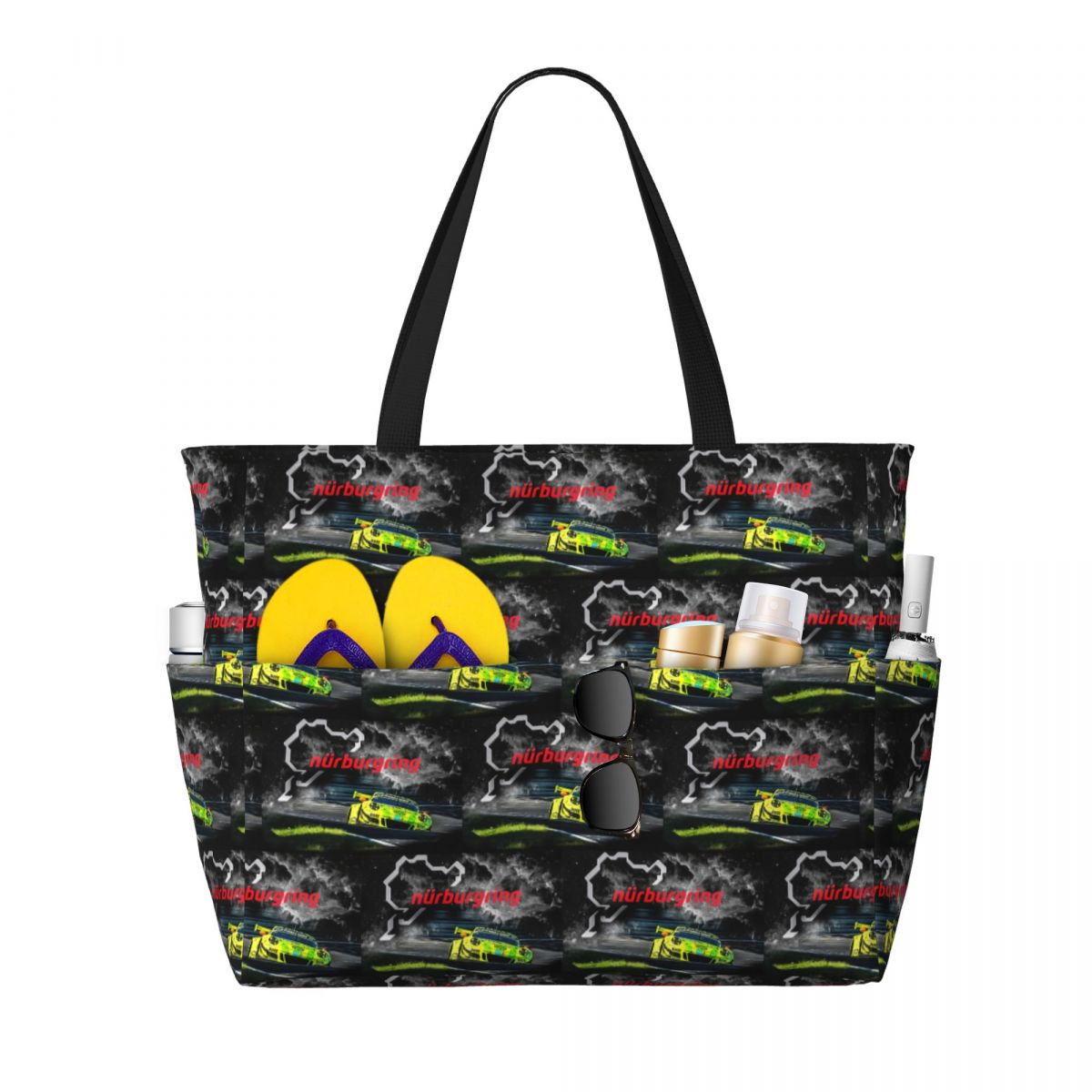 Nurburgring Print Beach Tote B - Yoga Fitness Tote recension och pris