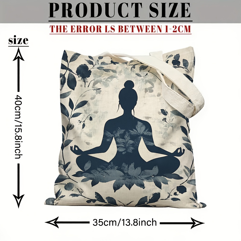 1 Piece Yoga Meditation-Themed - Yoga Fitness Tote recension och pris