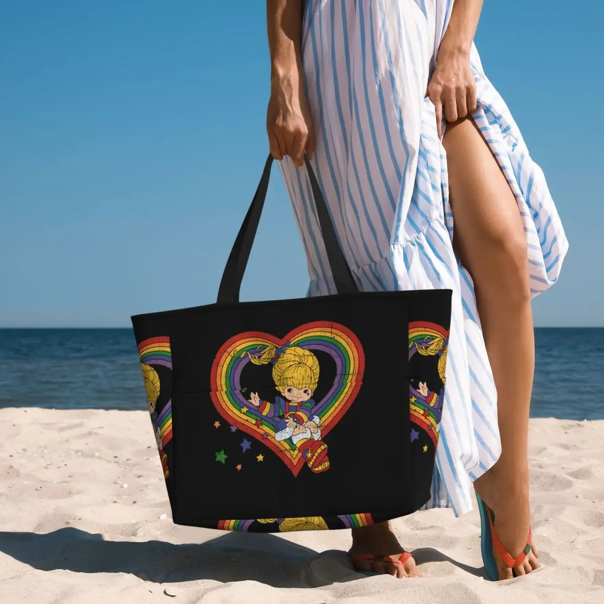 Rainbow Brite With Rainbow Hea - Yoga Fitness Tote recension och pris