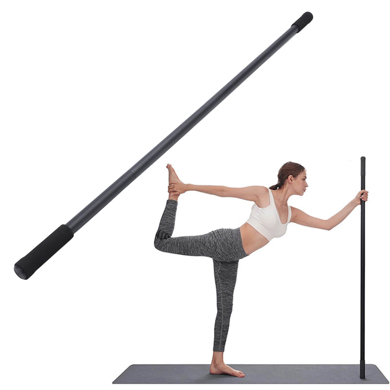 Yoga Stick Adjustable Mobility - Yoga Fitness Exercises recension och pris