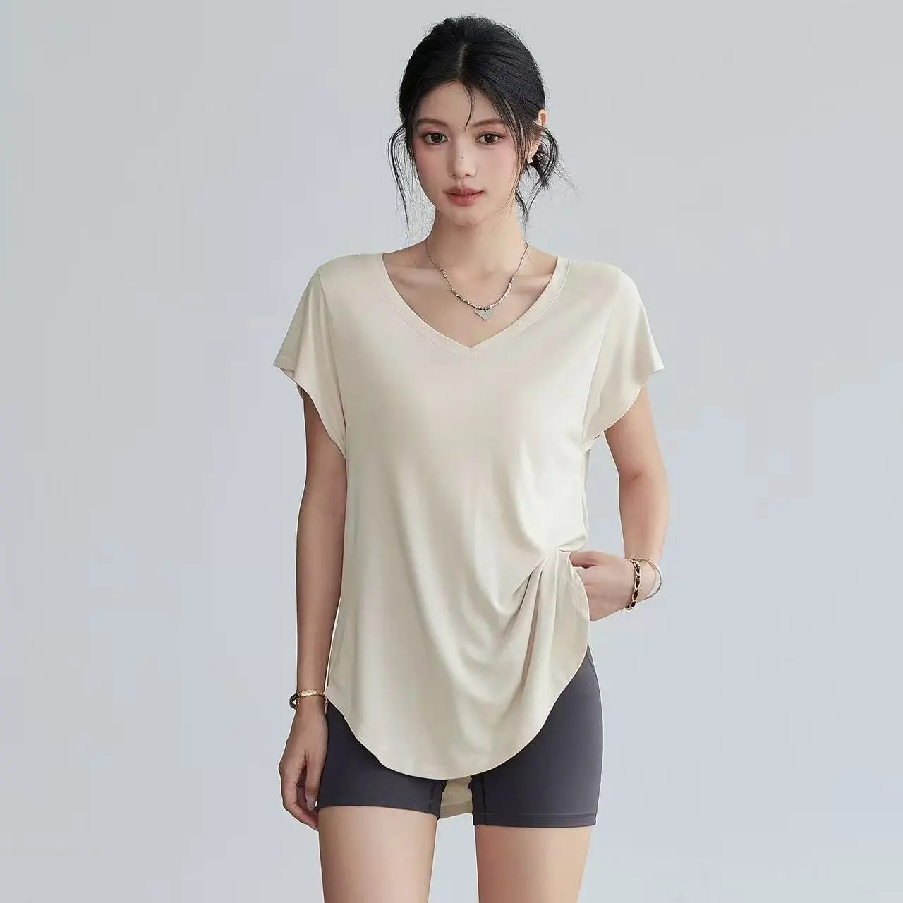 Women's Slimming Round Neck Yo - Yoga Fitness Exercises recension och pris